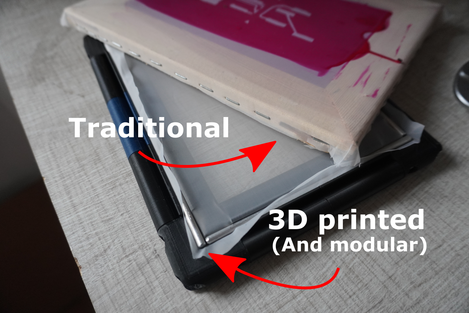 3D Printed Modular Frame for Screen-printing : 7 Steps (with Pictures ...
