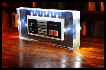 NES Controller Night Light in Resin : 9 Steps (with Pictures ...