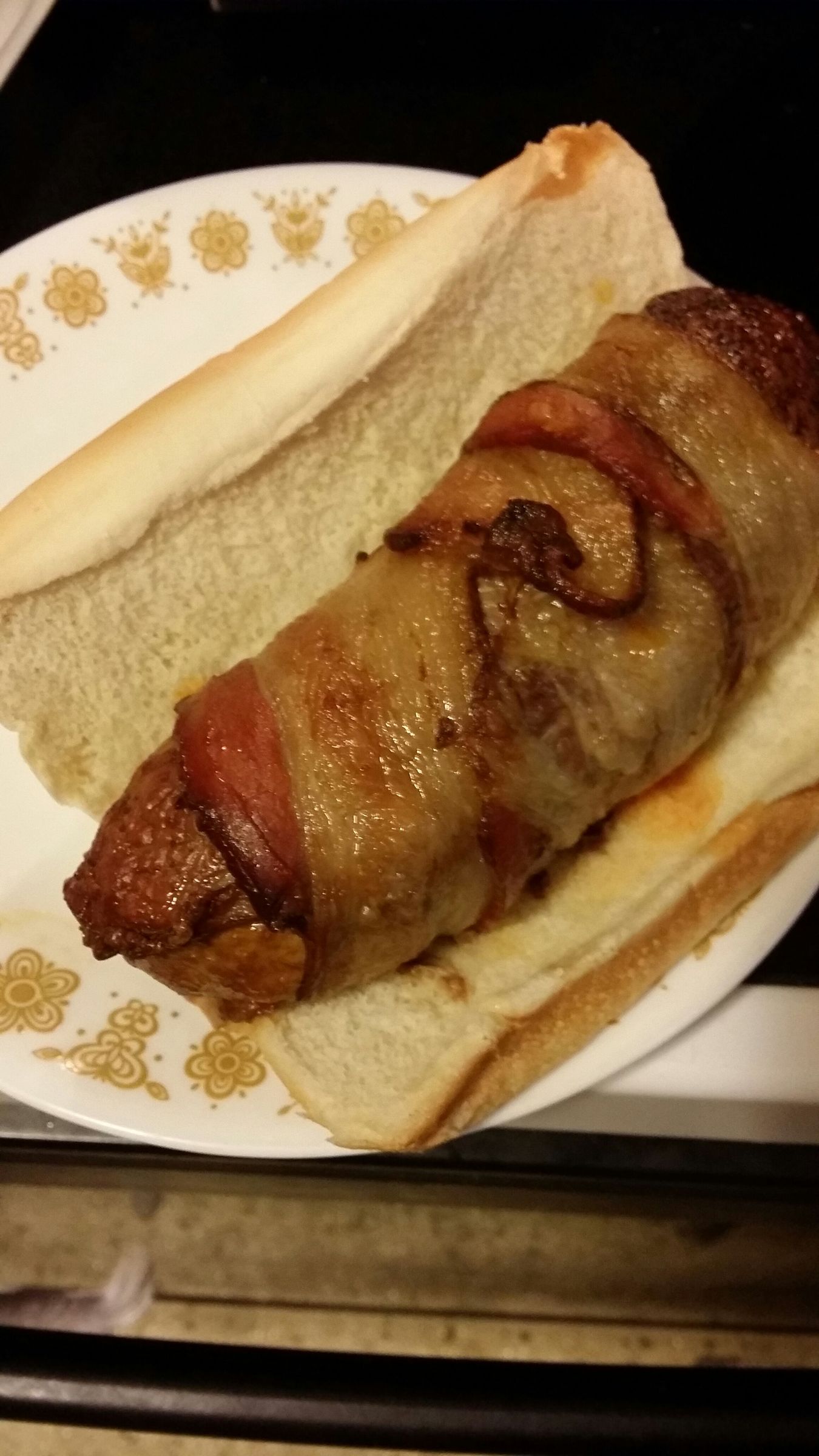 Ultimate Bacon and Steak and Sausage and Sausage Sandwich