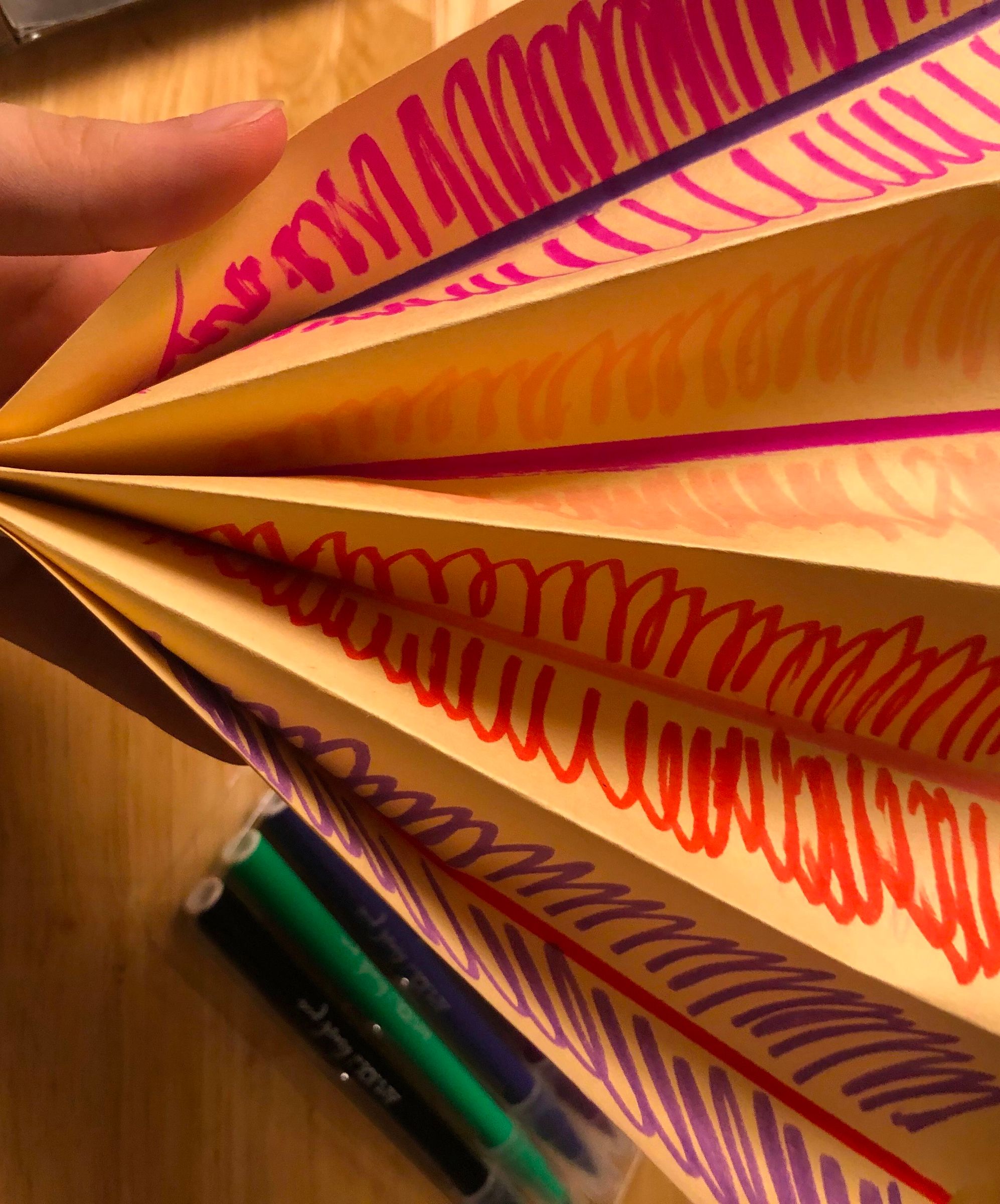 Decorative Paper Fans 3 Steps Instructables