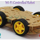 Wi-Fi Controlled 4-Wheeled Robot