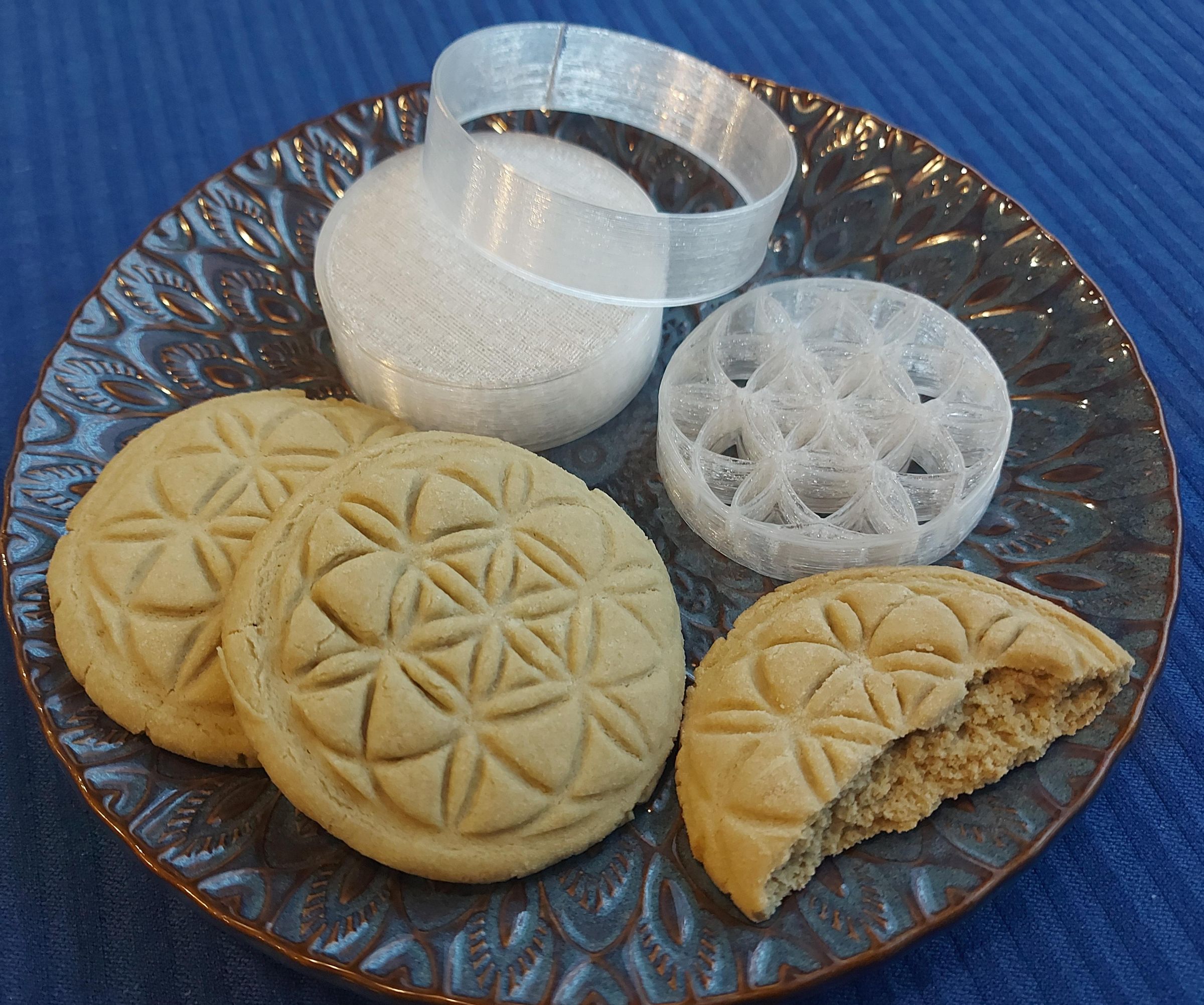 Matcha Cookie With .stl's to Print Your Cookie Press System.