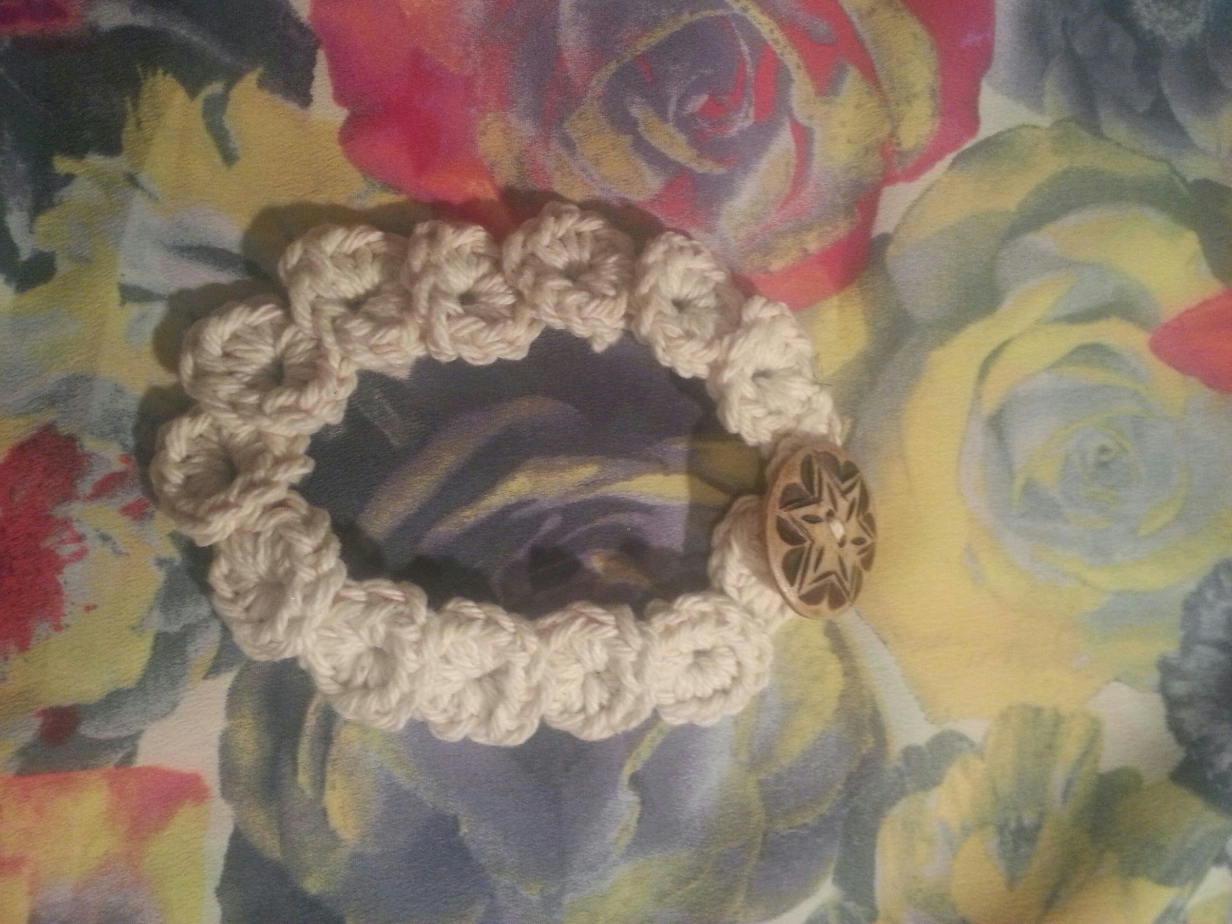  Crochet Circle Bracelet