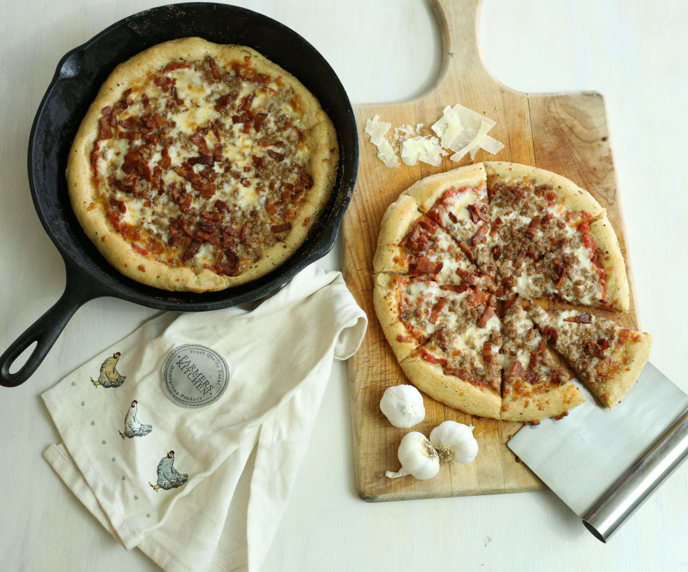Cast Iron Pan Pizza