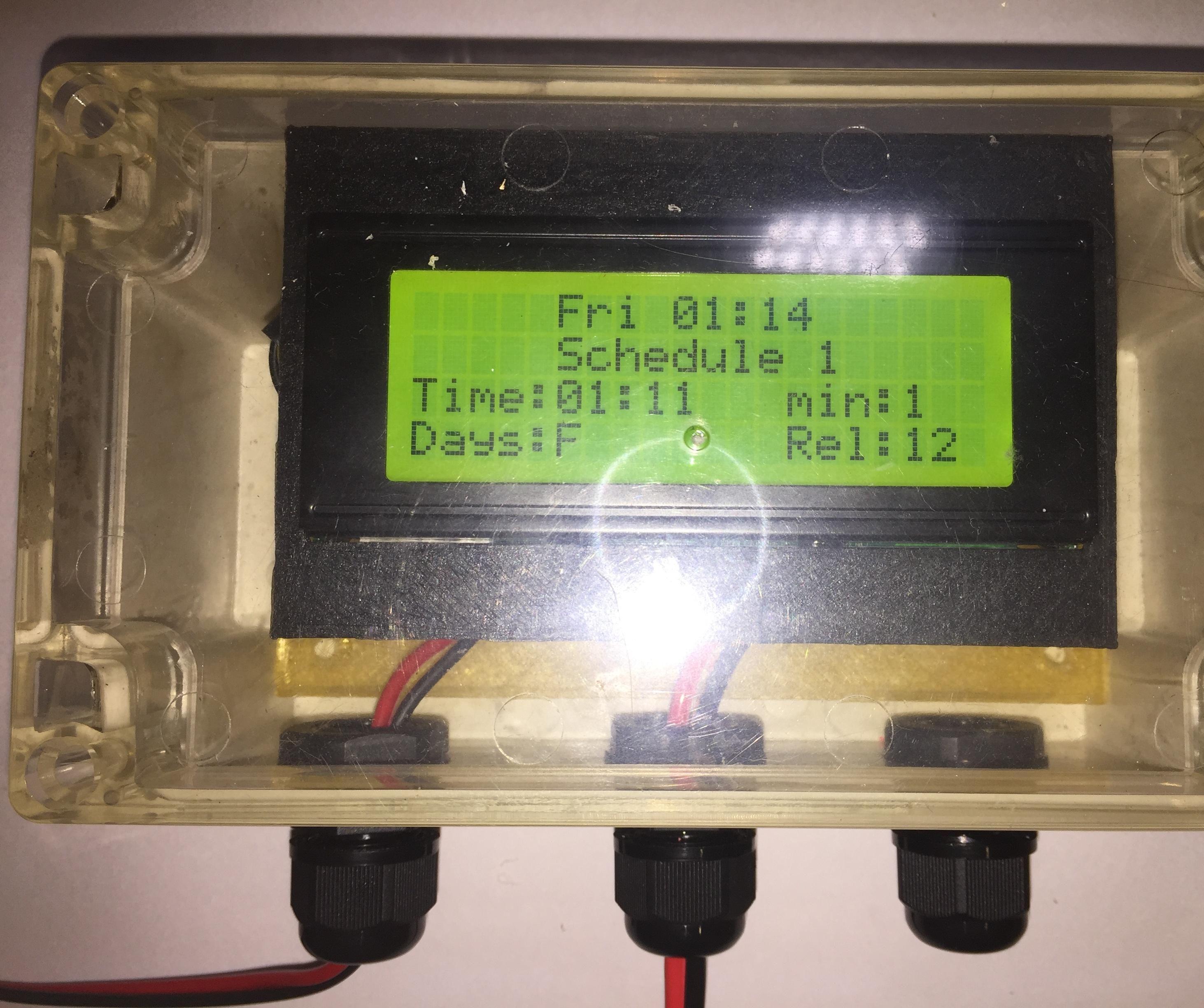 Timed Based Relay Controlled
