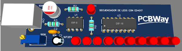 Cd4017 Step LED SEQUENCER CD4017-NE555 : 6 Steps - Instructables