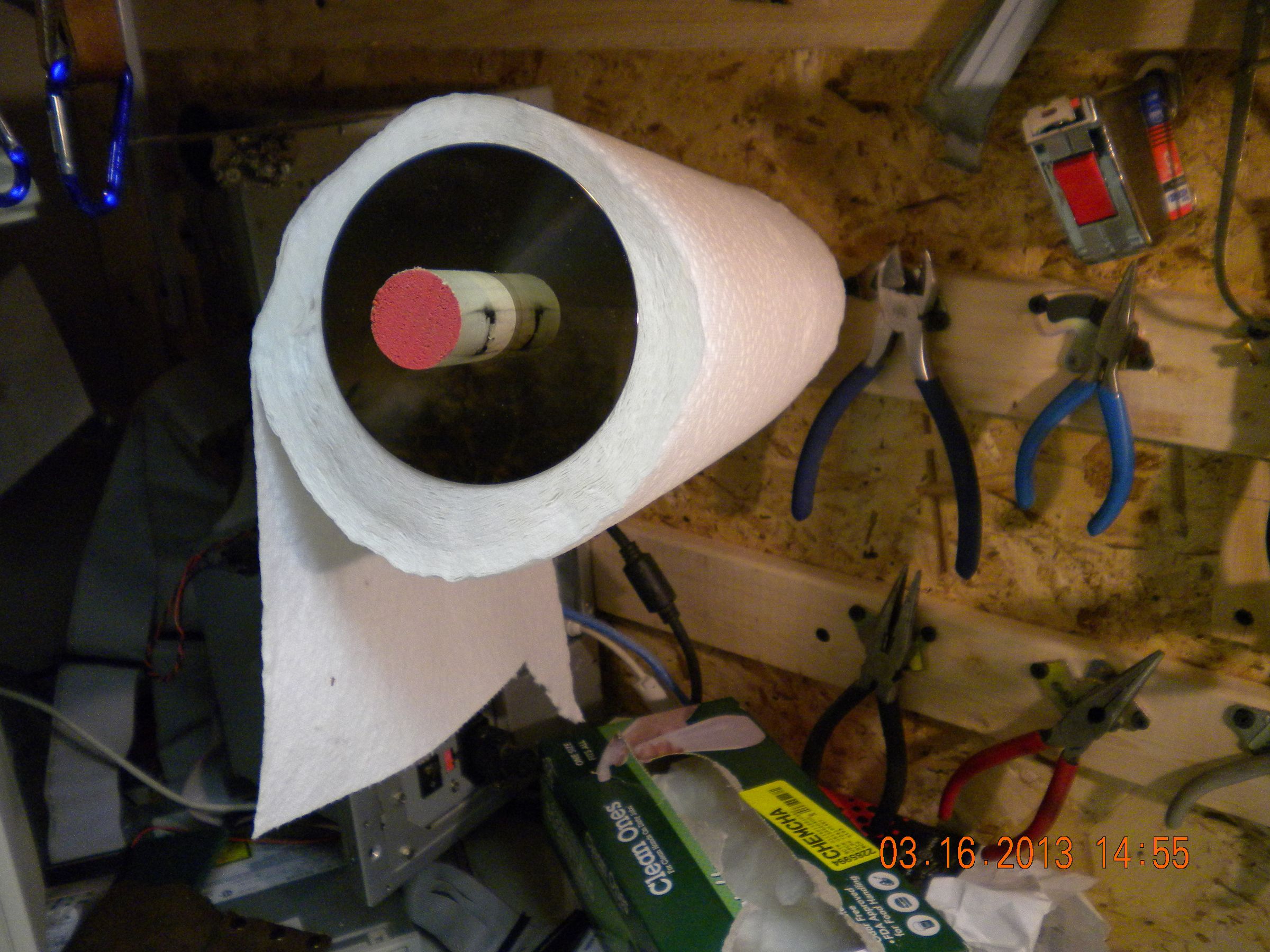 Cheap and dirty paper towel dispensor