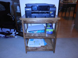 Make a Pocket Hole Printer Stand
