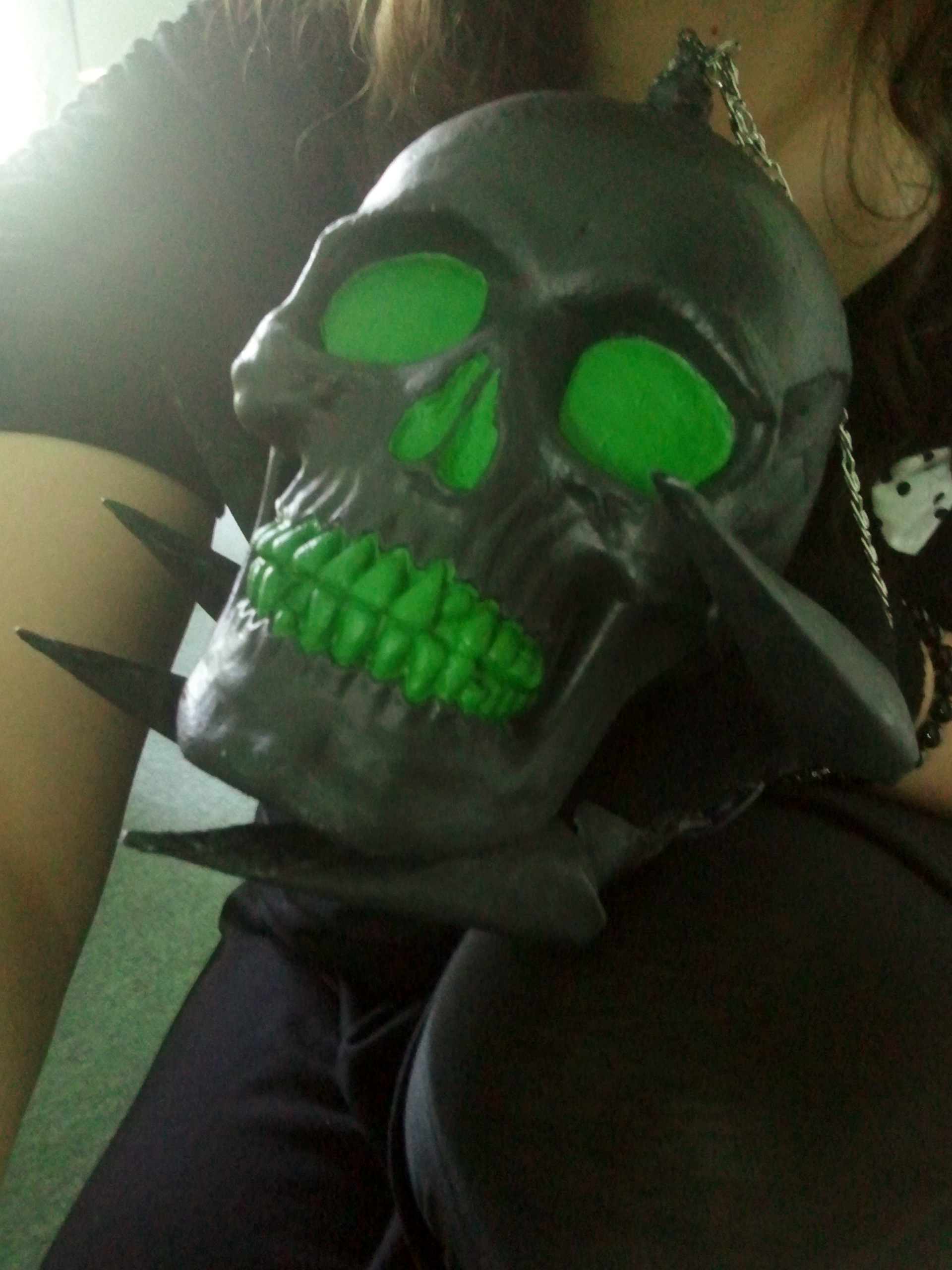 Creepy Halloween Dead Master Skull!