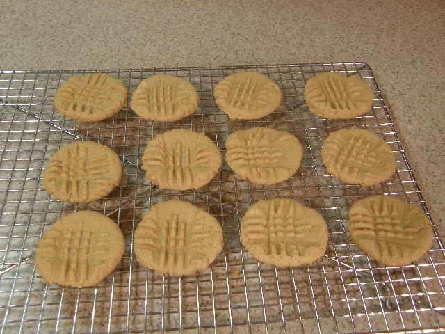 Gluten Free, Dairy Free, Easy Peanut Butter Cookies