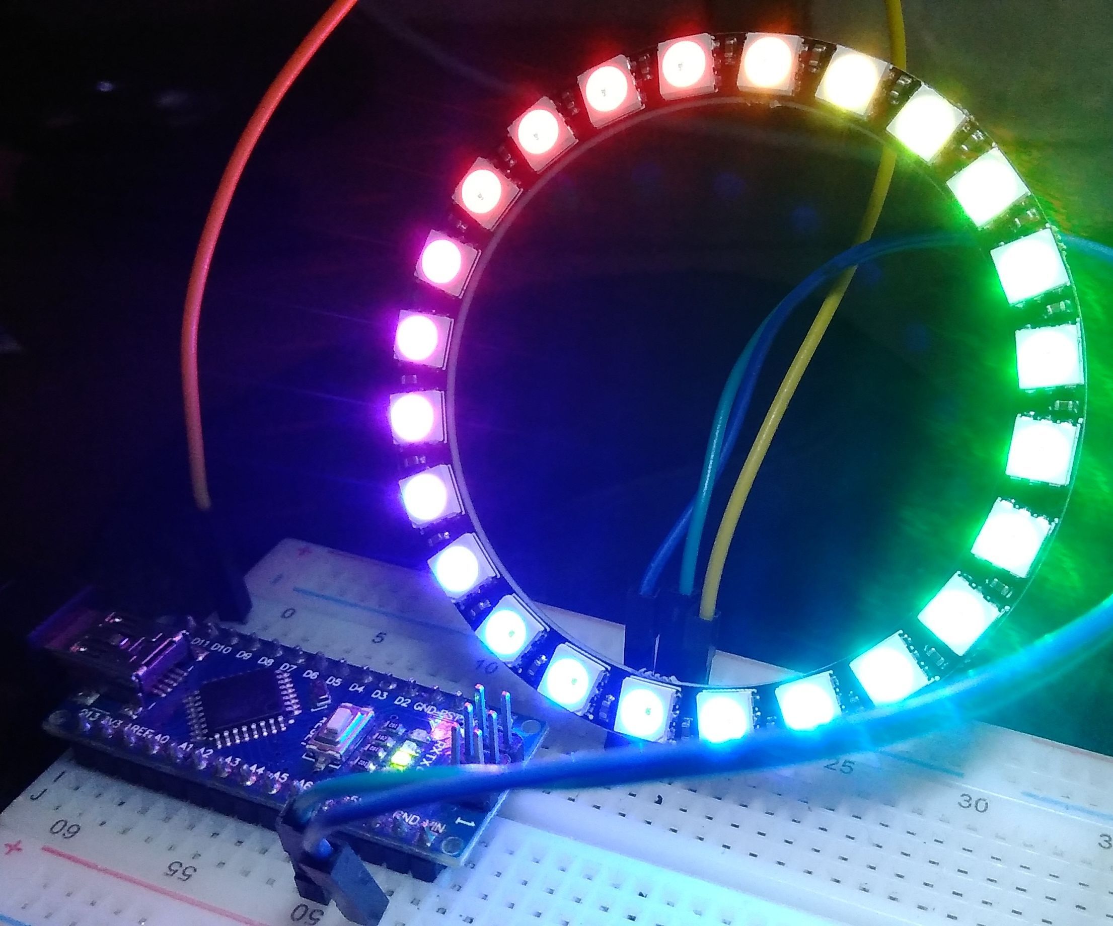 Nano Pixels 26 Bit Using Arduino
