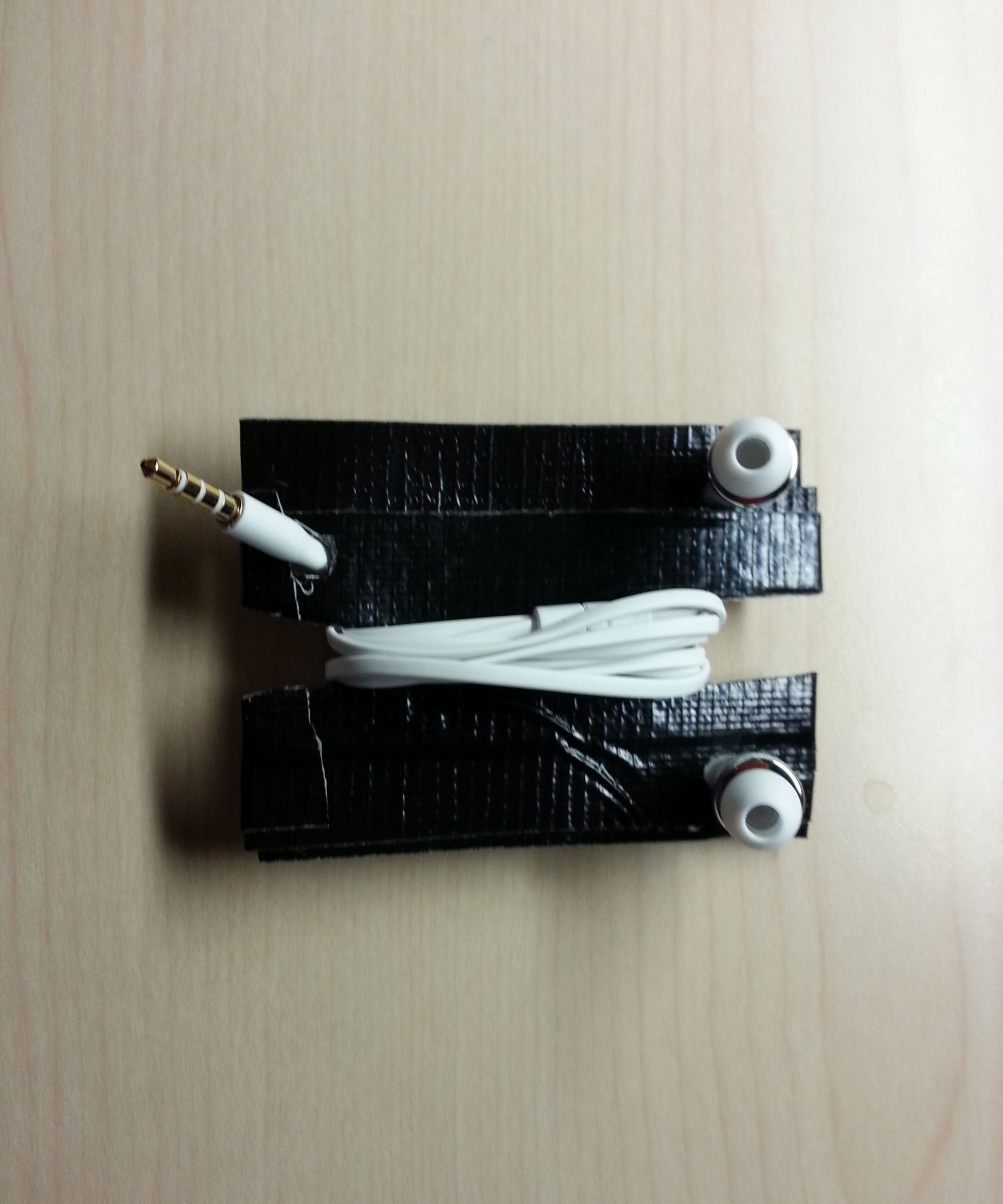 Baseball Card Earbud Holder