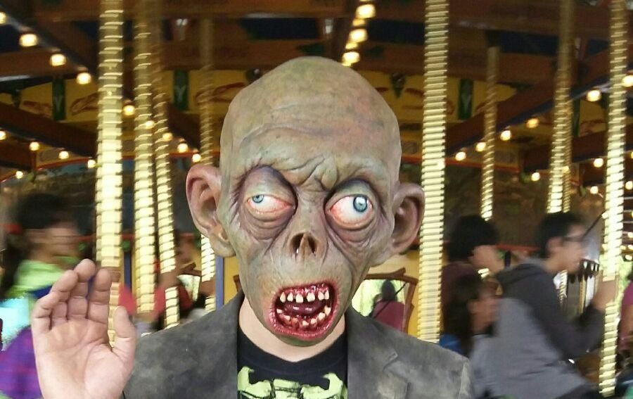 Handmade Latex Mask and Zombie Suit 