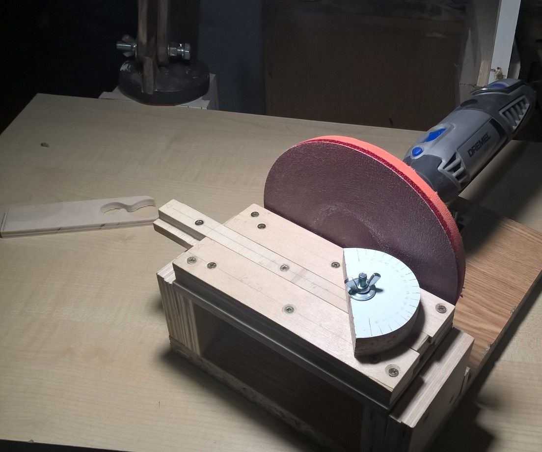 Dremel Disk Sander Easy and Cheap 3 Steps Instructables