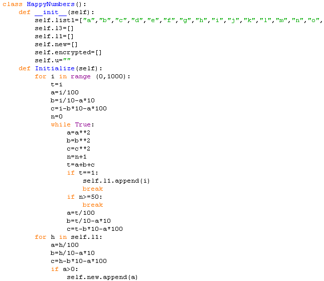 Using the Program to Develop an Algo