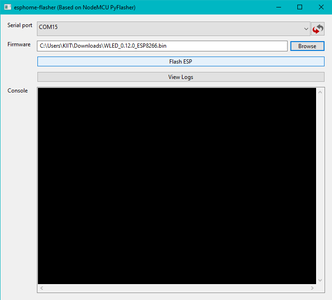 Flashing WLED on Your ESP8266