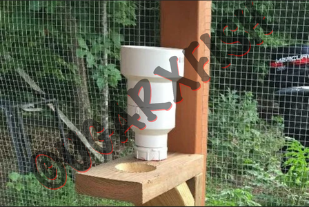 how do you build a chicken coop water system