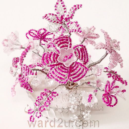 Wire and Beads Flowers