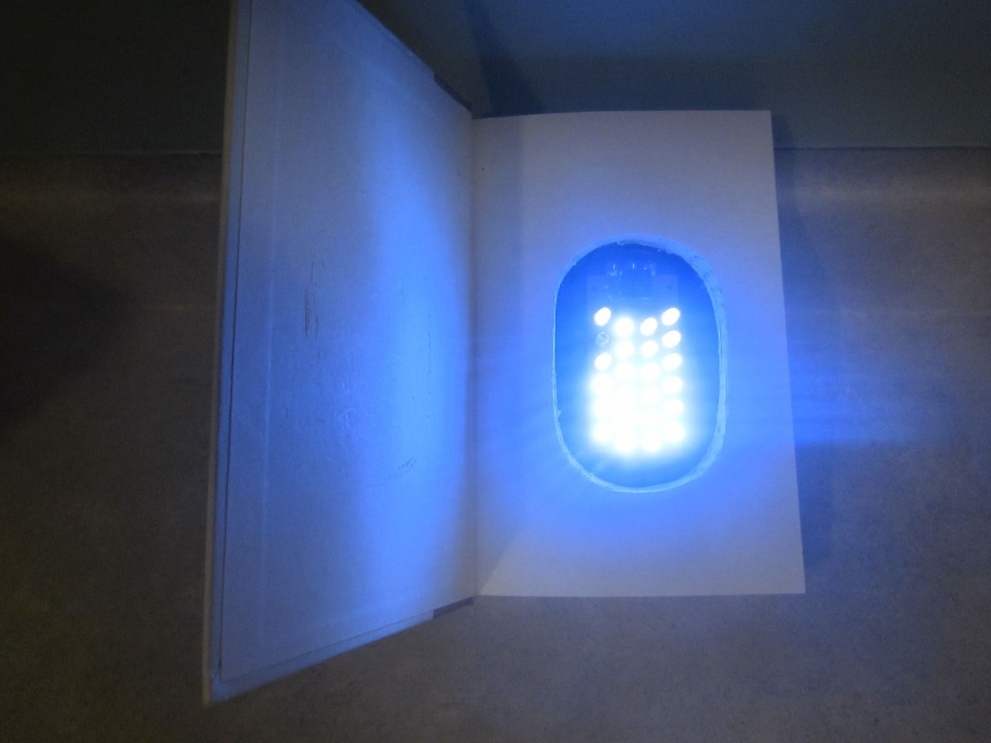 BatteryPowered Book Lamp 5 Steps Instructables