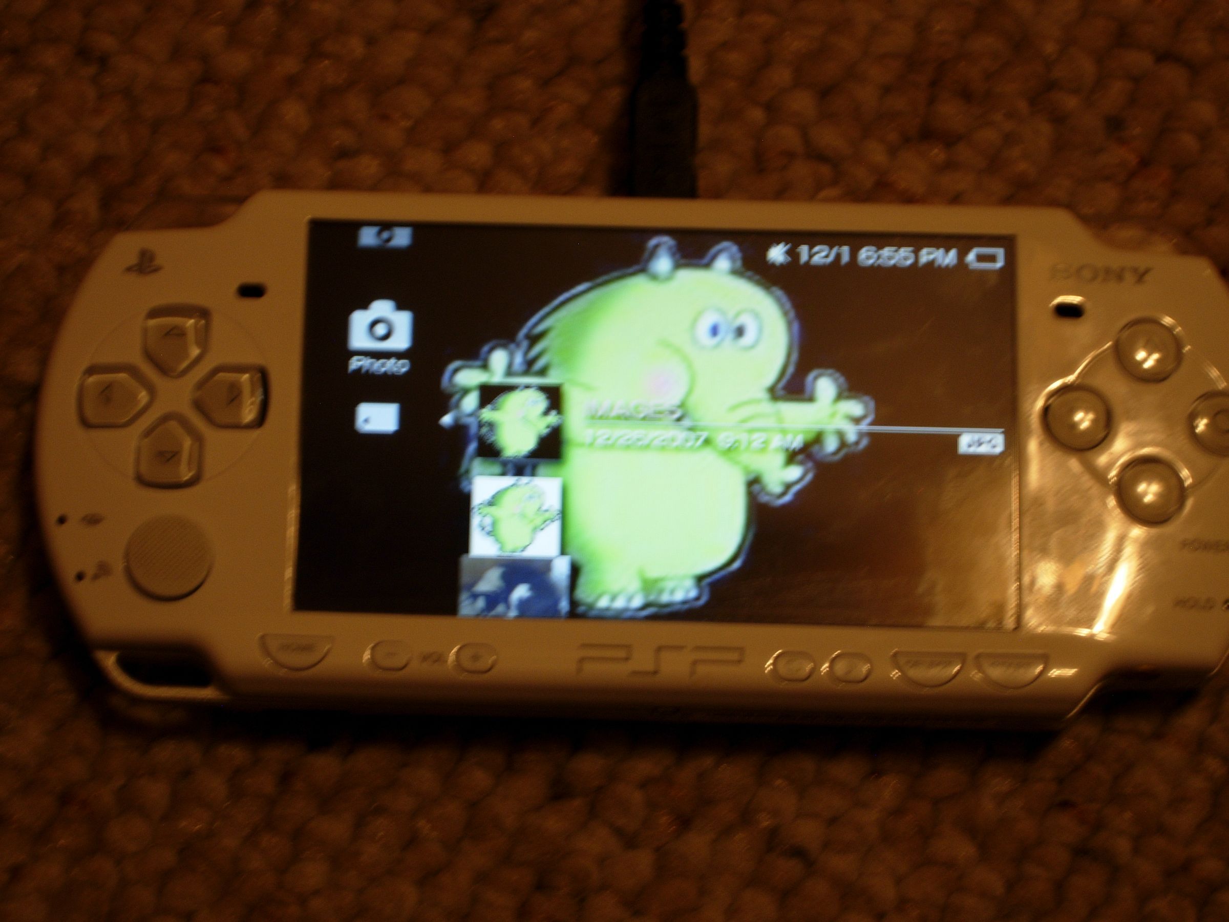adding photos to a psp