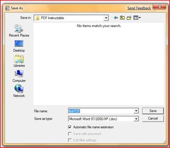 Create a Word/Open Office Document