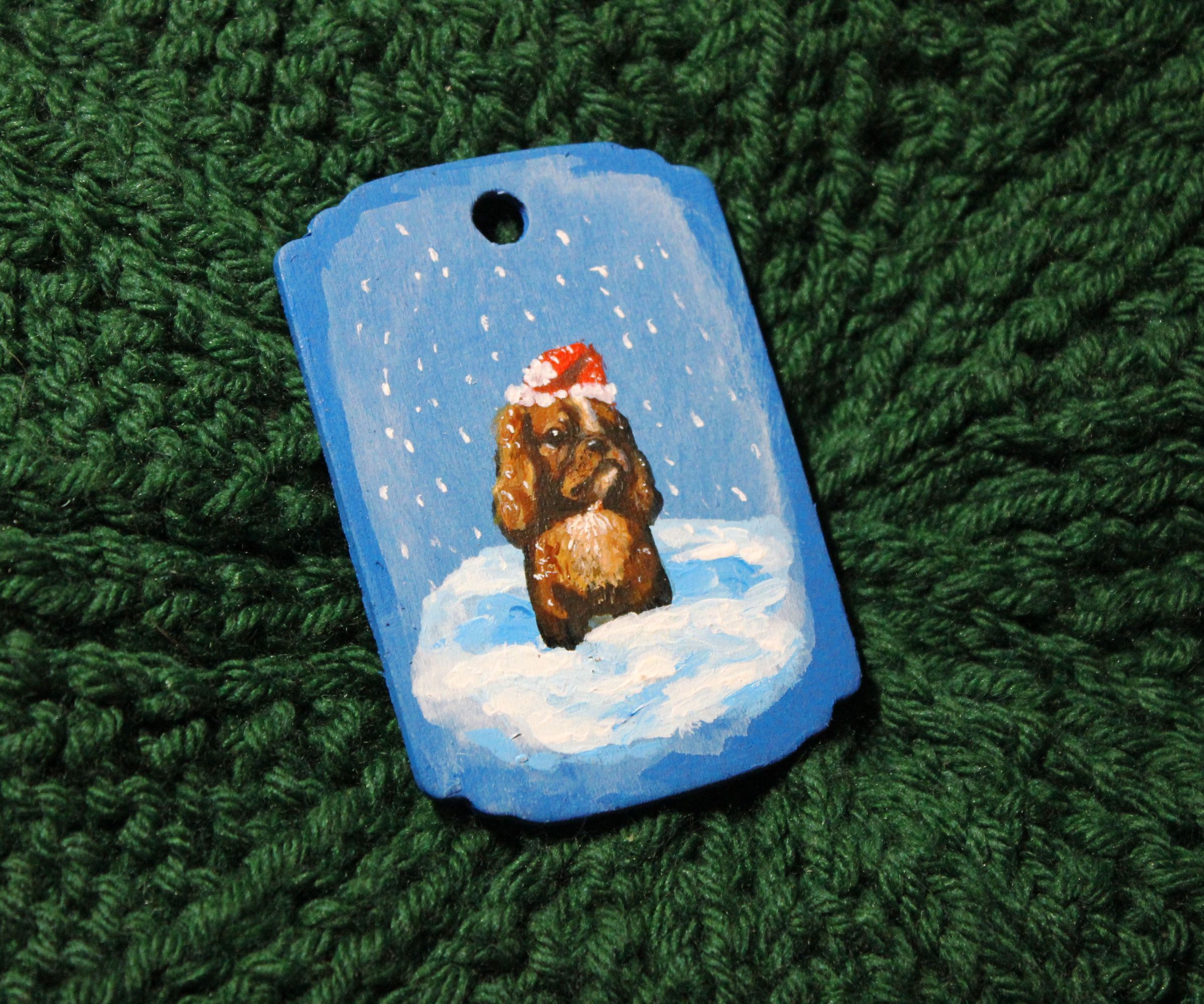 Painted Wooden Christmas Ornaments