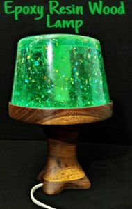Epoxy Tree Lamp From the Forest of Wubadu