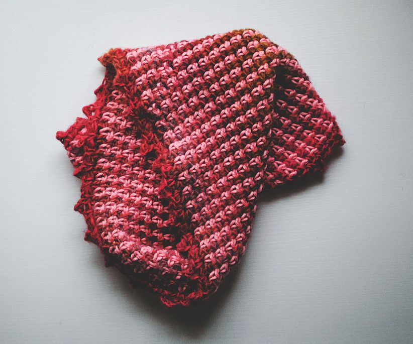 Florecita Cowl, Woven Stitch Cowl