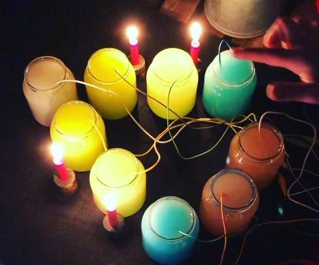 Oh Christmas Tree (Oh Tannenbaum) With MakeyMakey on the Water Synthesizer