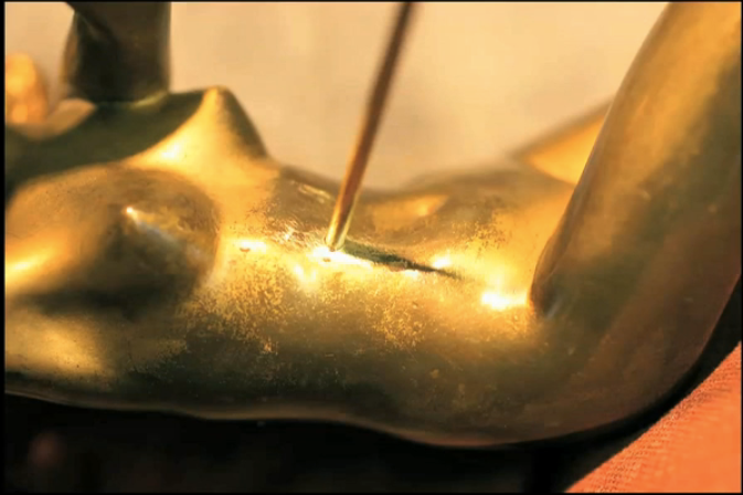 Restoration of a Parcel Gilt French Figurine
