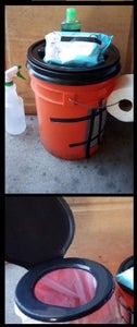 Back Up Bucket Toilet