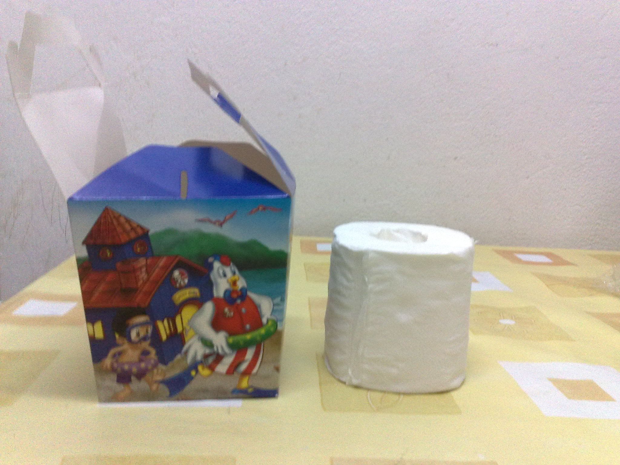 Tissue Dispenser From Recyled Box