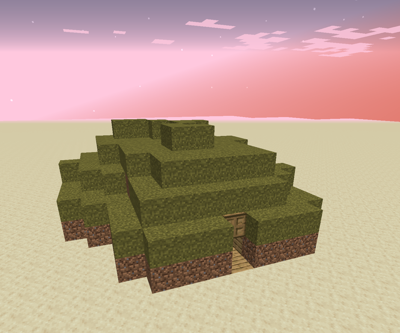 How to Build a 1-block High Base in Minecraft!