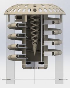 An Architectural Model of a Futuristic Subterranean Building