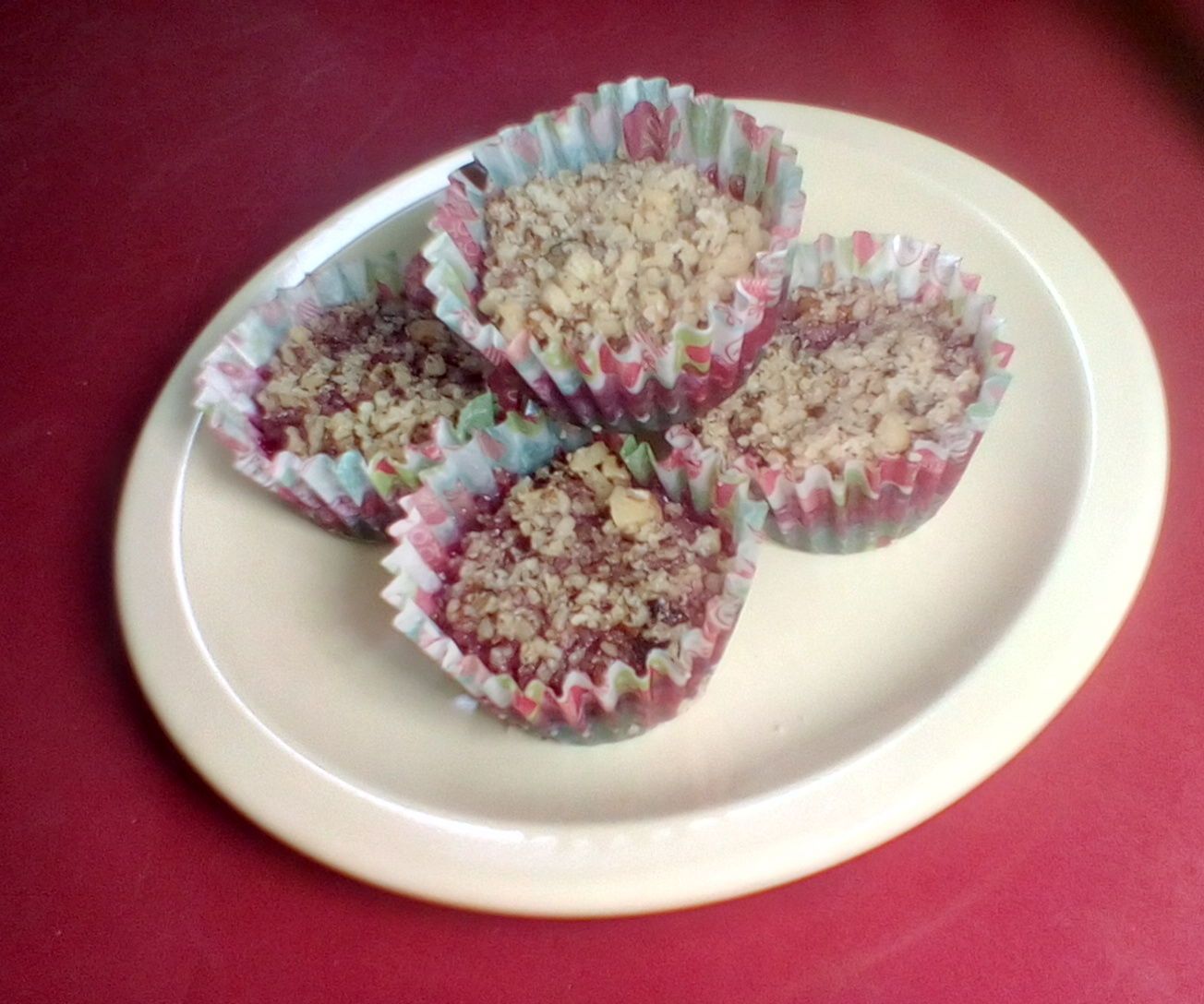 Raspberry Walnut Dark Chocolates