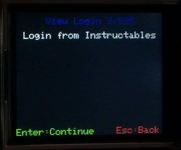 View Login From SD Card