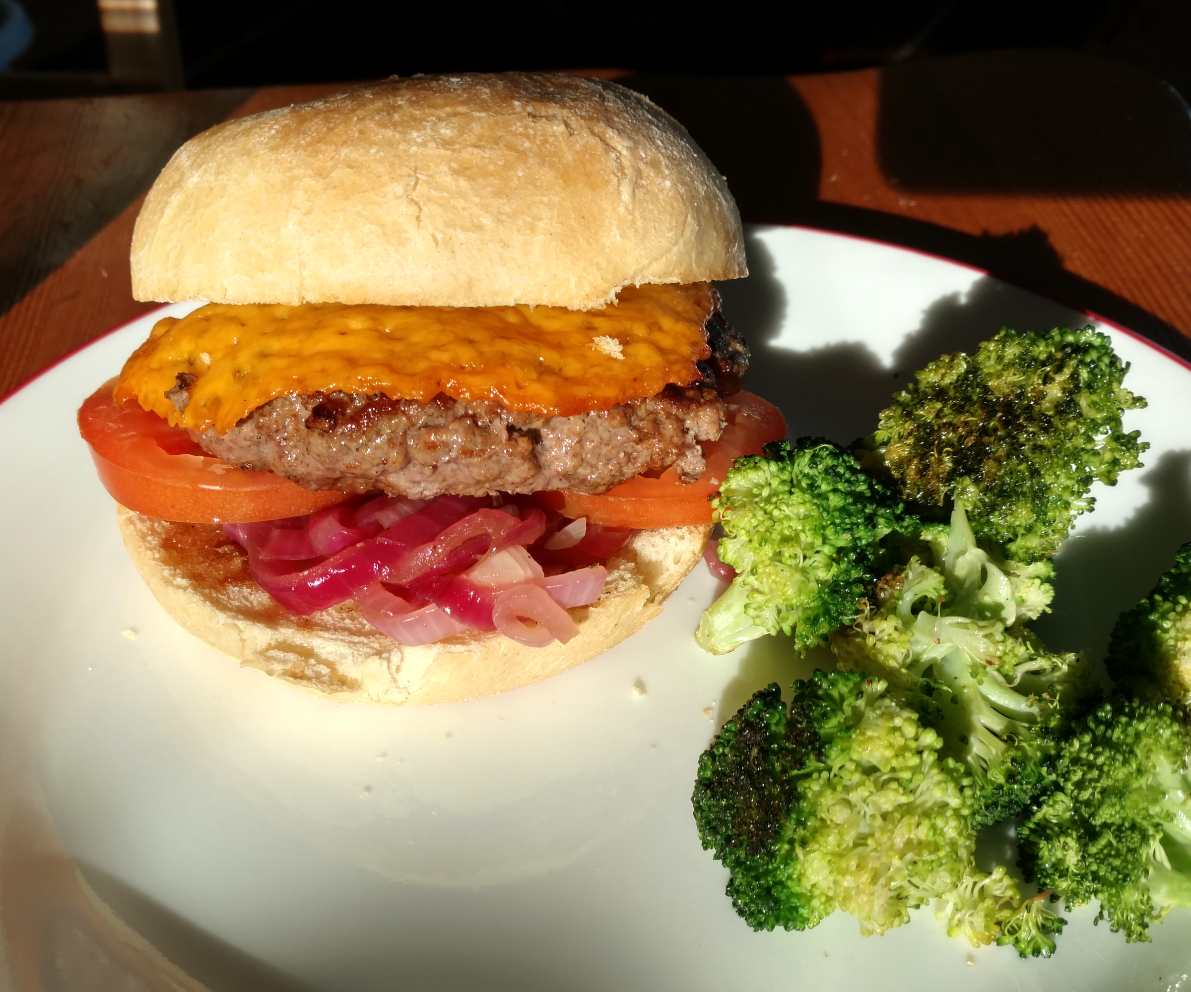 Frico Burgers With Cheddar Crisps and Caramelized Onion Jam