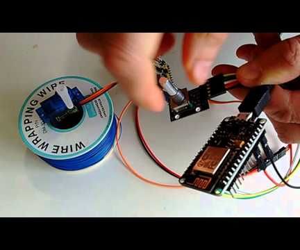 ESP8266 and Visuino: Control Servo Remotely Over Wi-Fi With Rotary Encoder