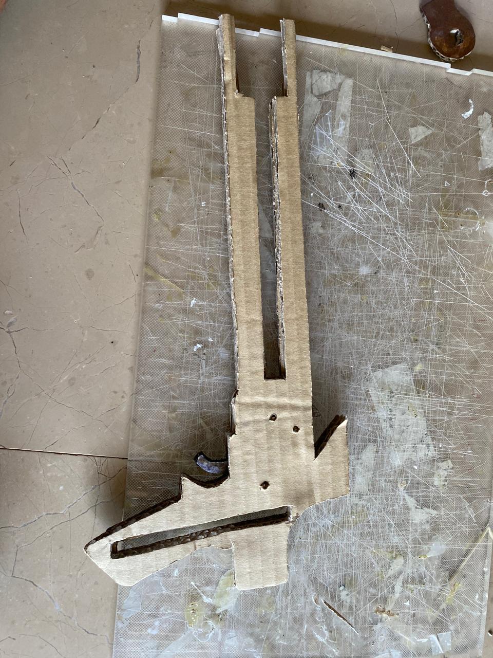 Cut the Bow Handle Body