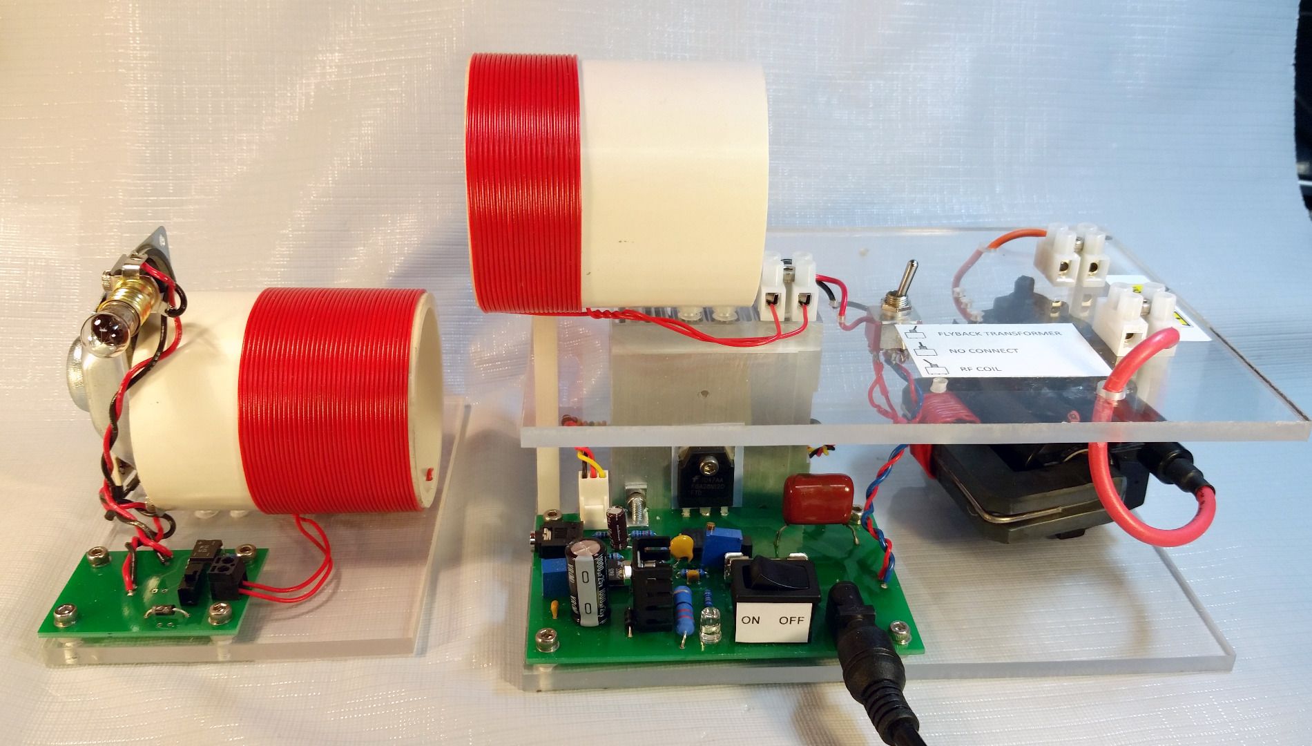 Class D Audio Modulated Kit for High Voltage Generation and RF Power Demonstration