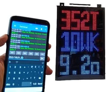 Triple Color Scoreboard - Android Controlled DIY Digital Scoreboard for Soccer and Cricket. DIY Digital Scoreboard in 4 Steps Using SCOREDUINO.