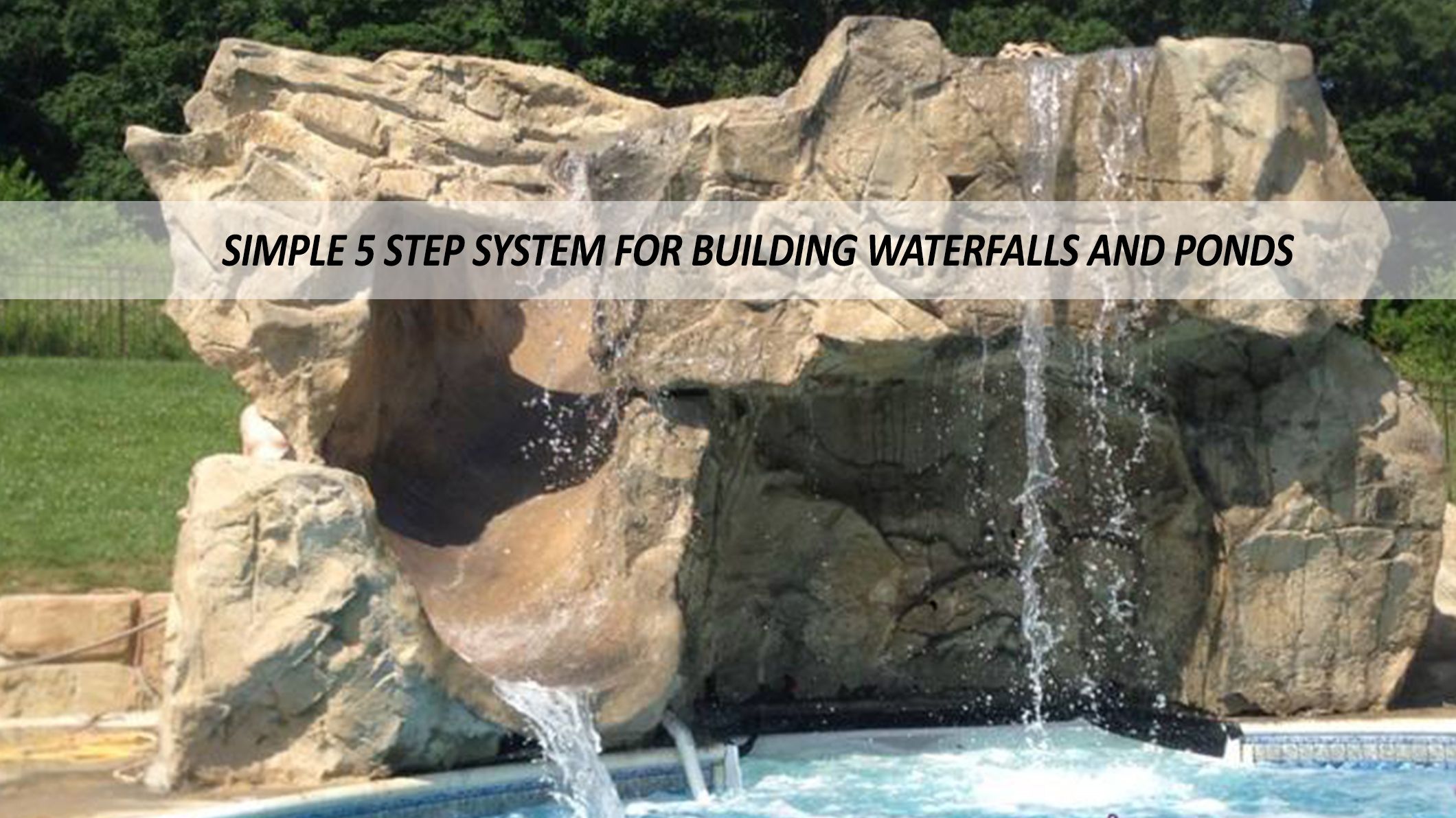 How To Build a Backyard Waterfall