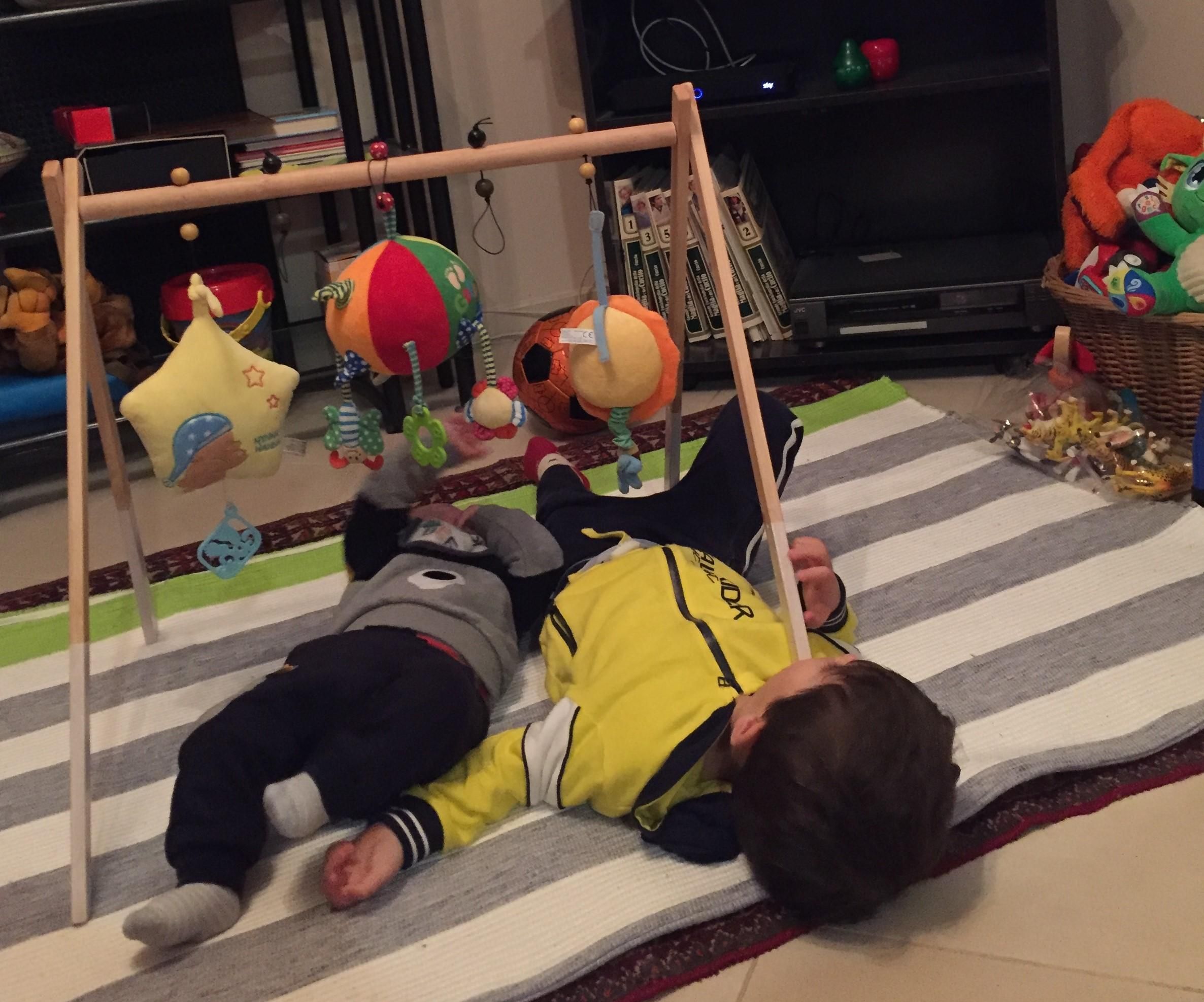 Easy & Cheap Baby Wooden Play Mat 