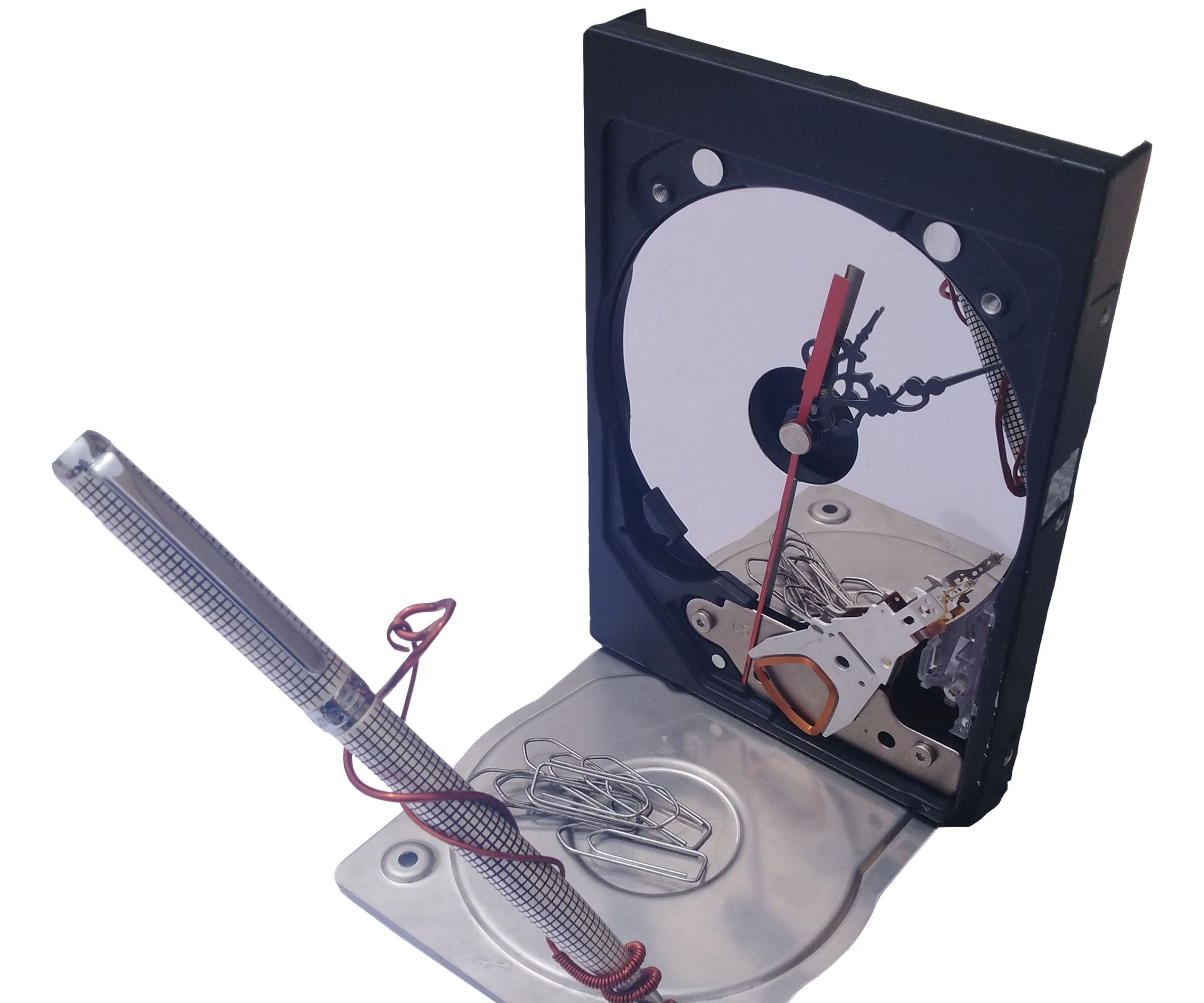 Hard Drive Desktop Clock