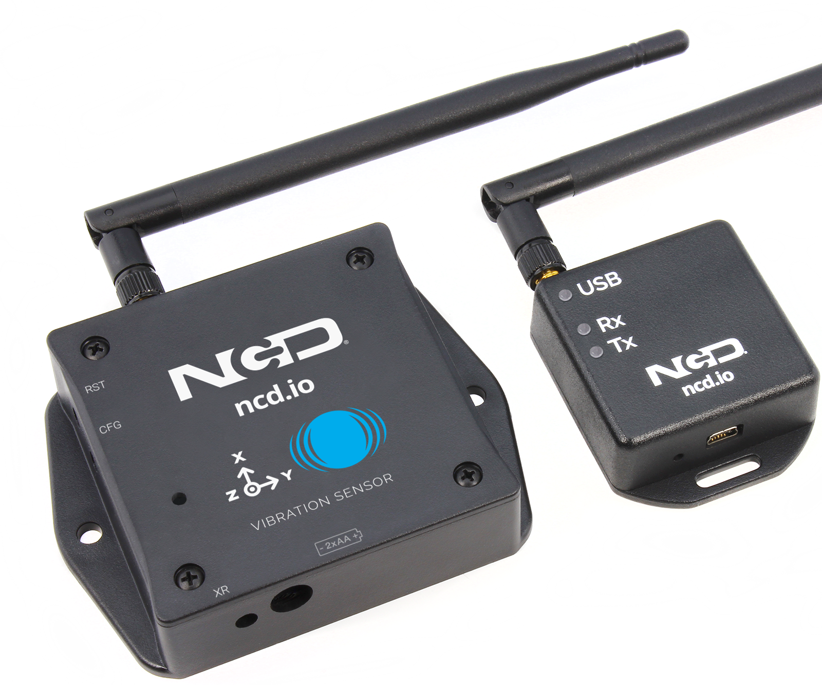 Node-RED With IoT Long Range Vibration and Temperature Sensor