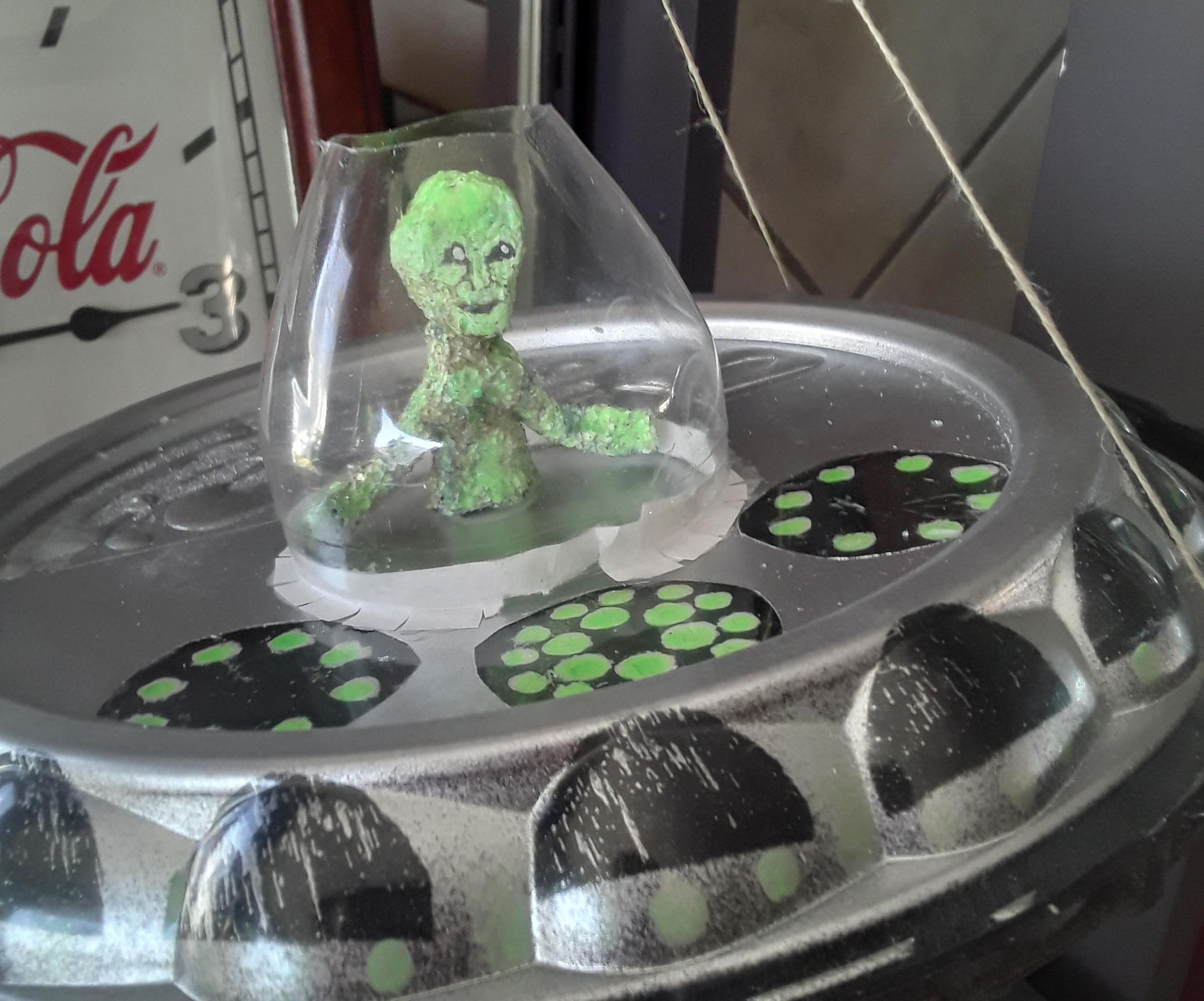 Flying Saucer, Alien Recycled UFO. 