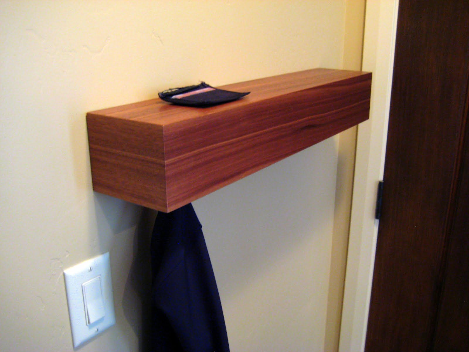 Behind the Door Coat Hanger/Shelf Instructables