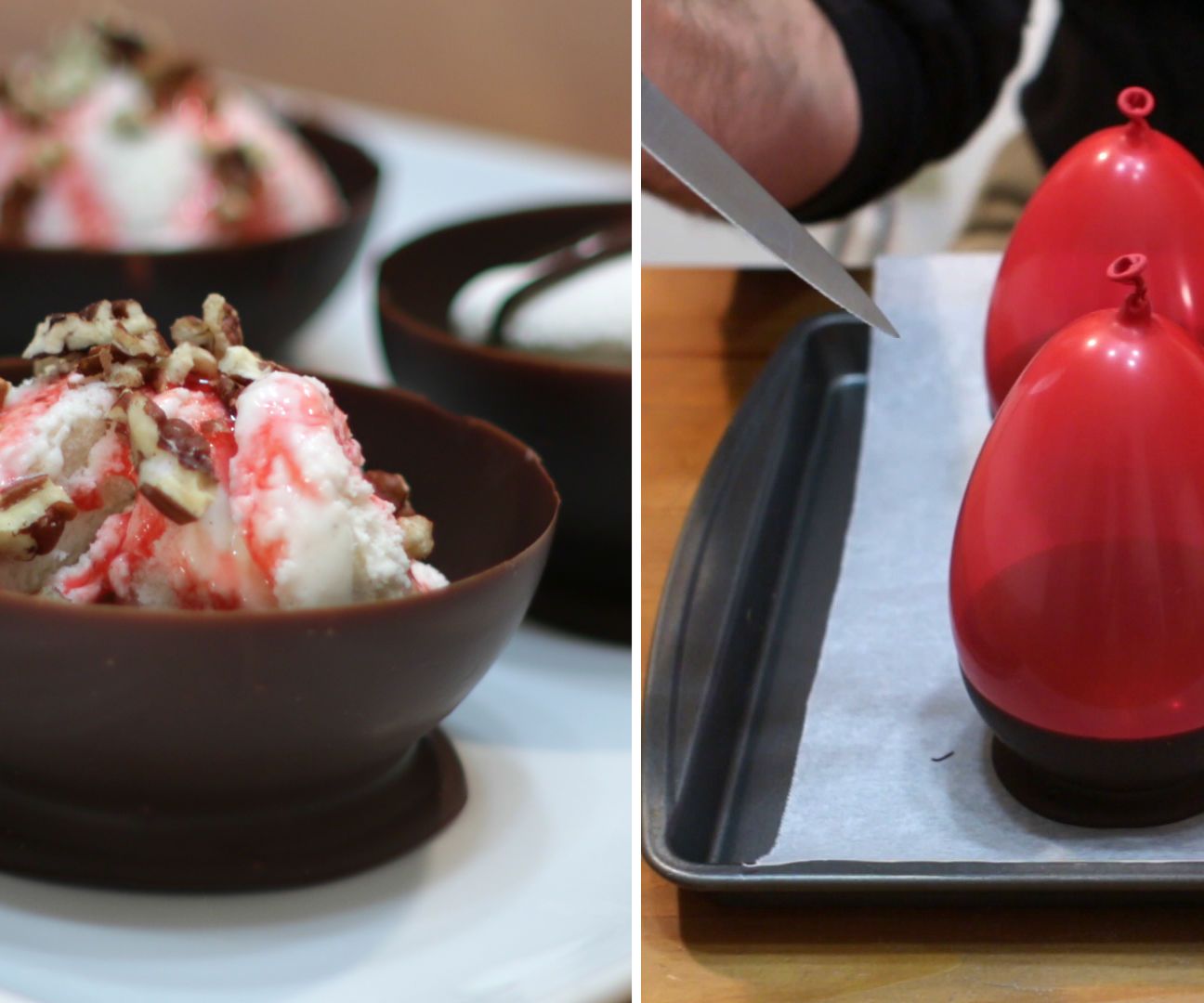 Chocolate Balloon Bowls