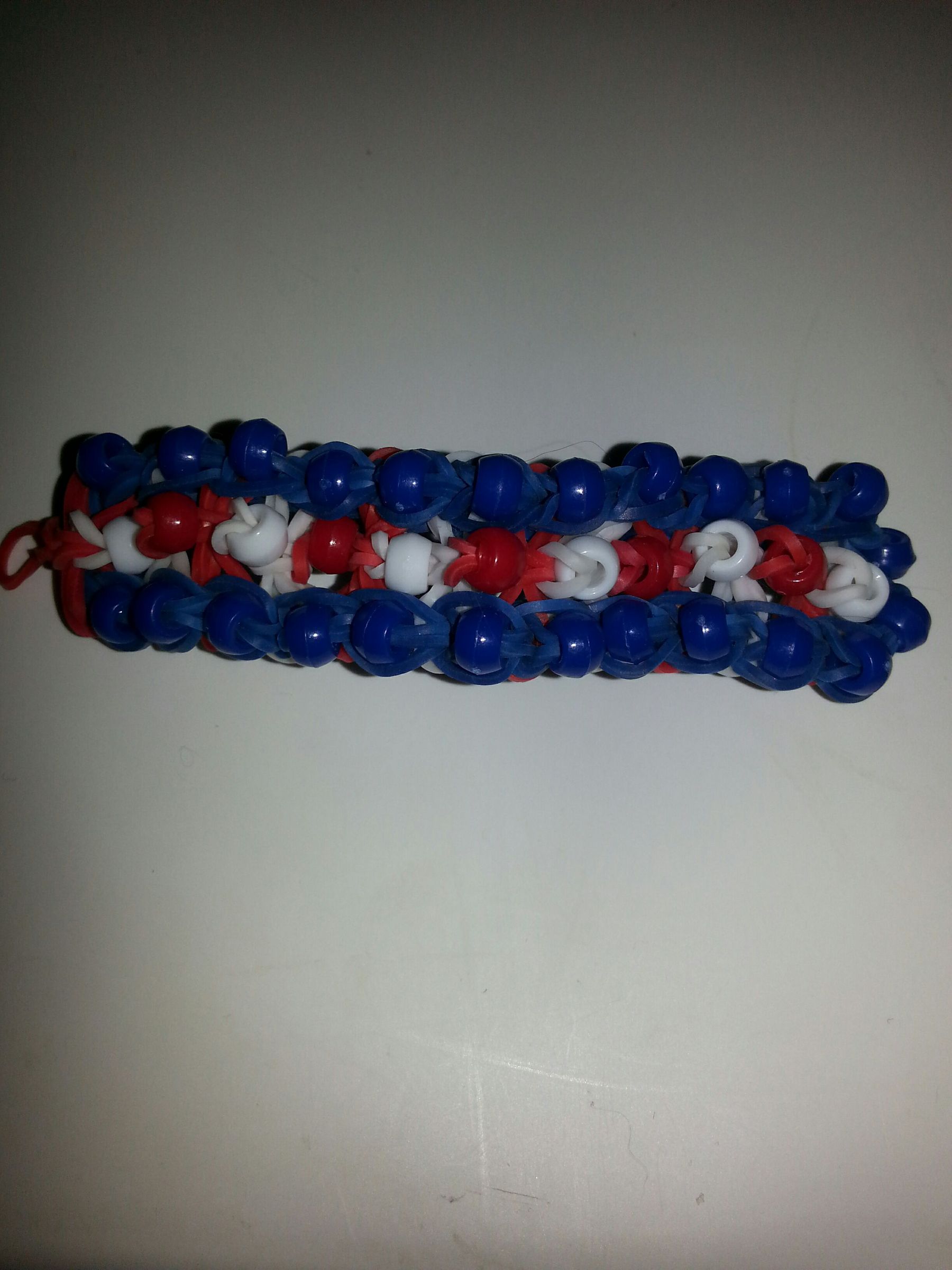 American Stripes Loom Bracelet