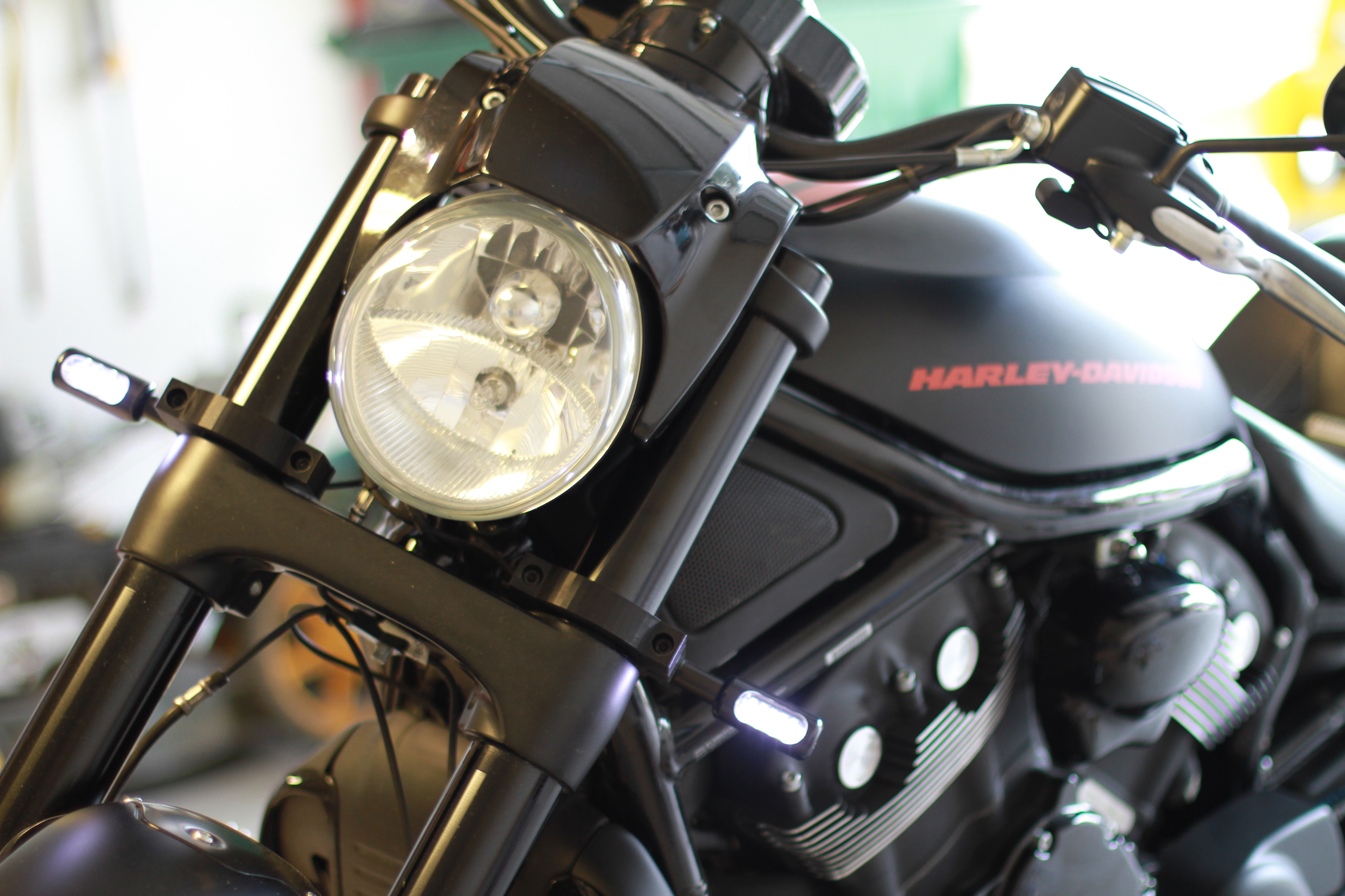 Harley Davidson VROD 55mm Custom Signal Mounts